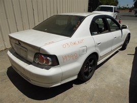 2003 MITSUBISHI GALANT ES 4 DOOR WHITE 2.4 AT 193918